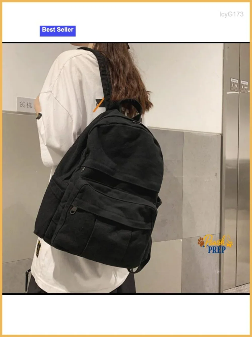 Boho Canvas Backpack Women Vintage College Fairy Grunge Hippie Y2K Large